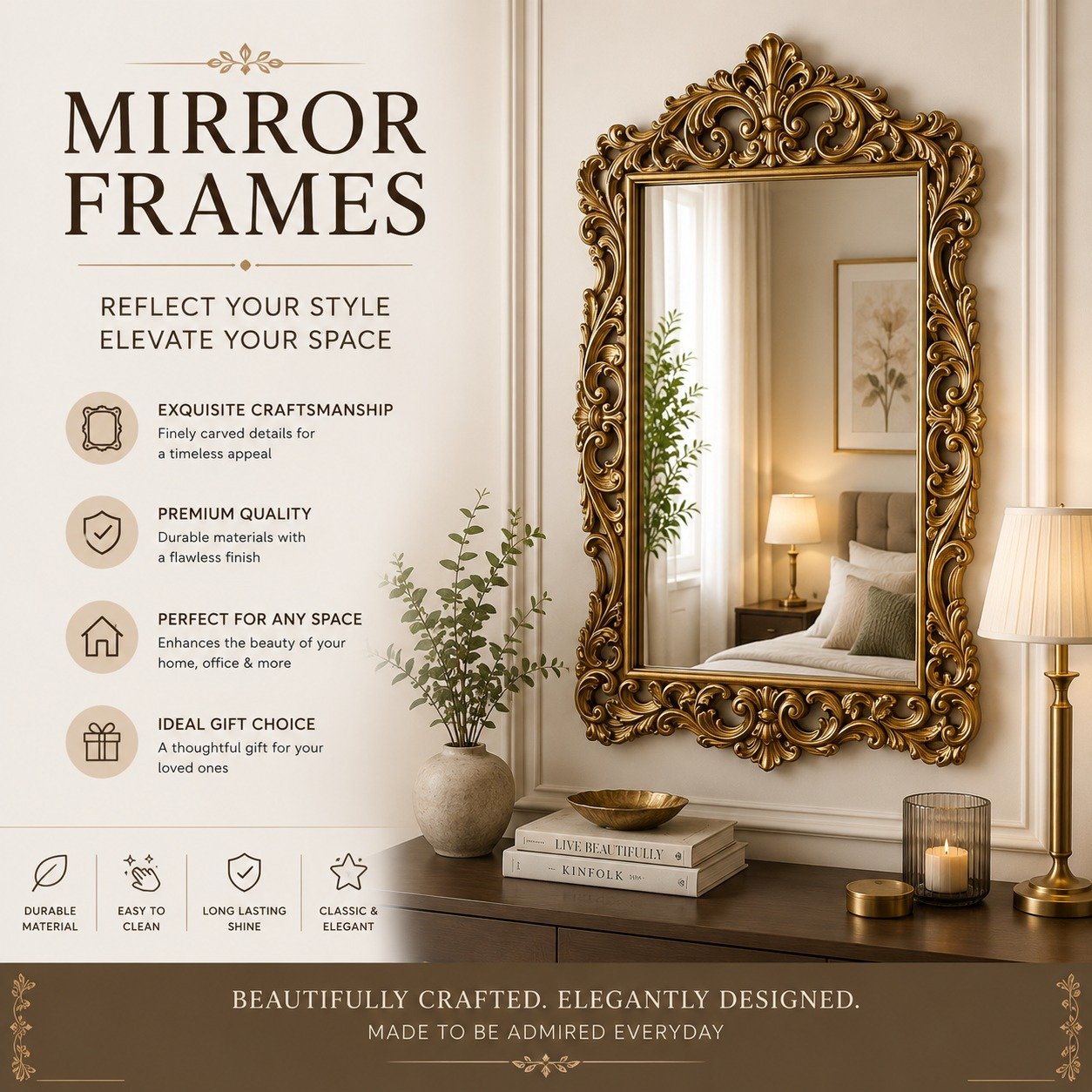Wooden Mirror frame