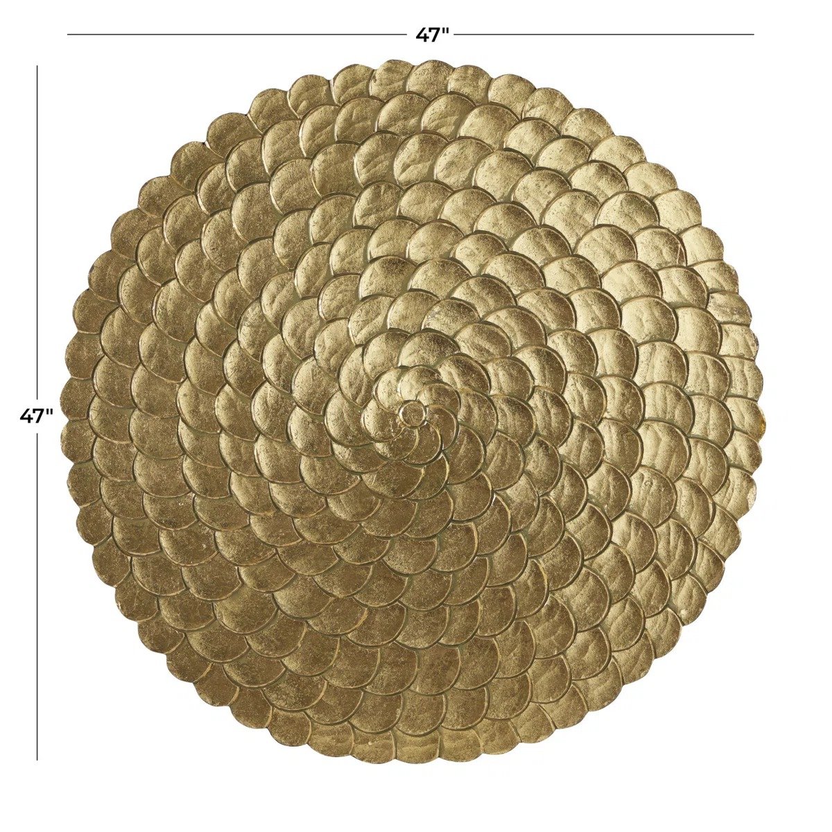 Wood Carved Radial Plate Wall Decor view 3